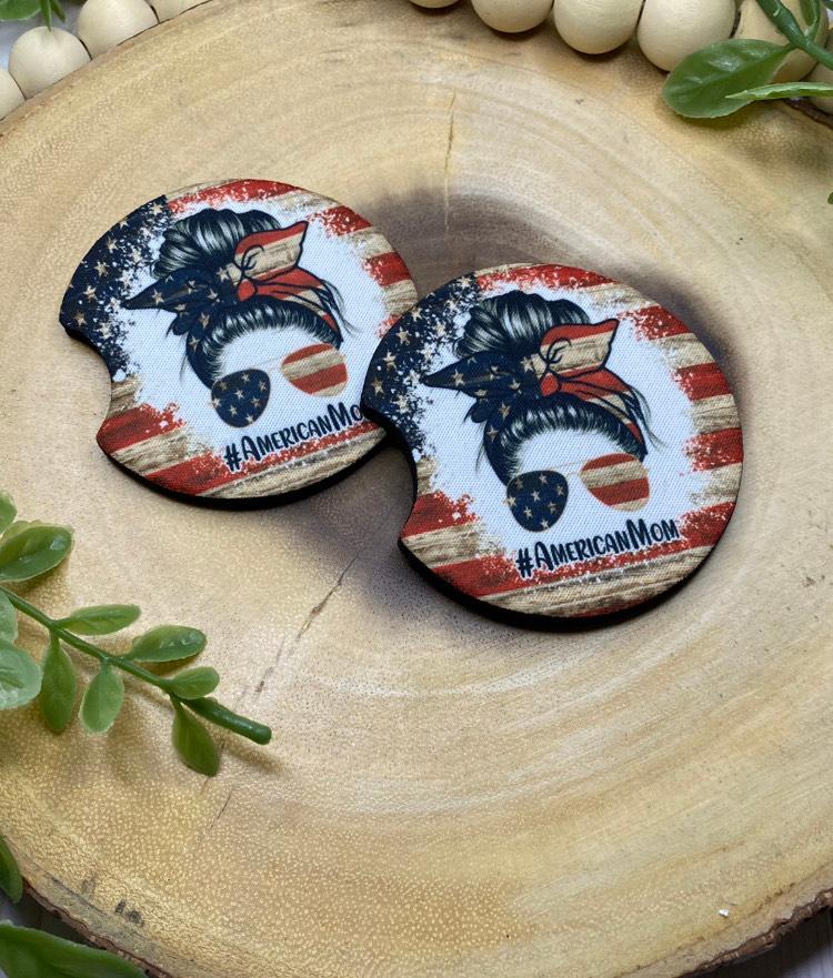 American Mom Car Coasters