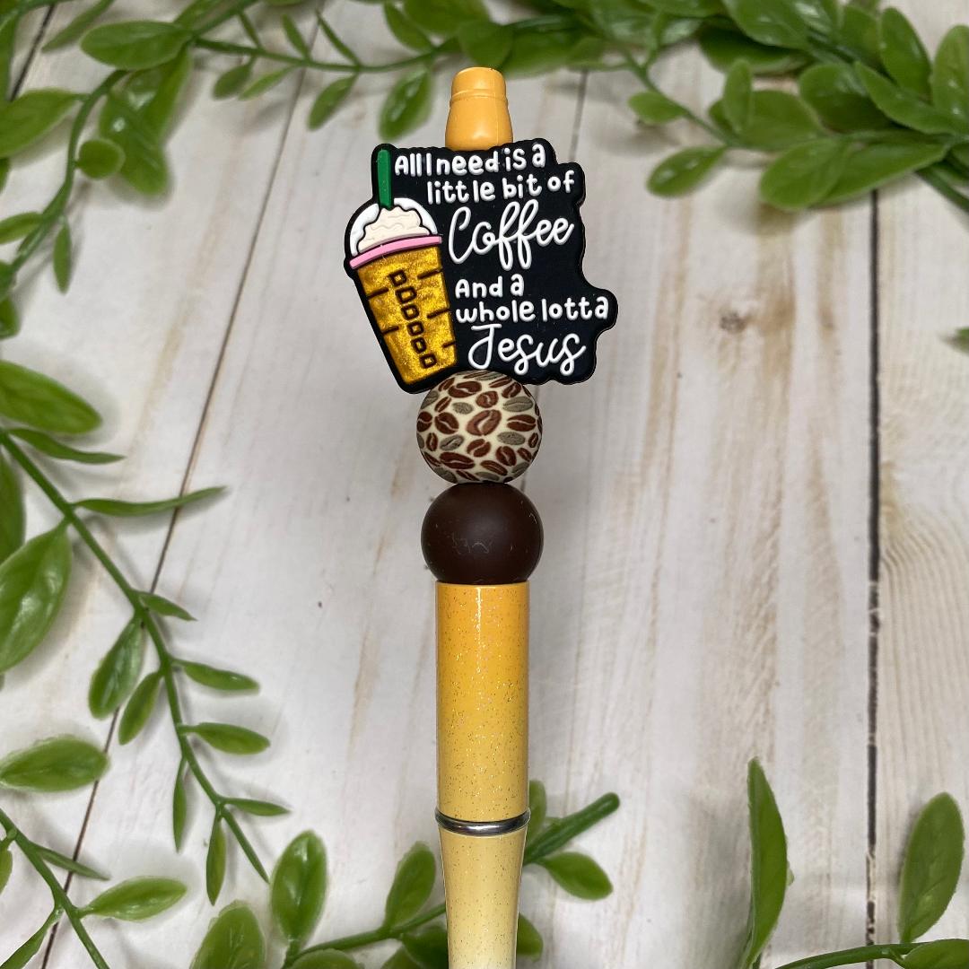 Jesus Fills My Cup Beaded Pens