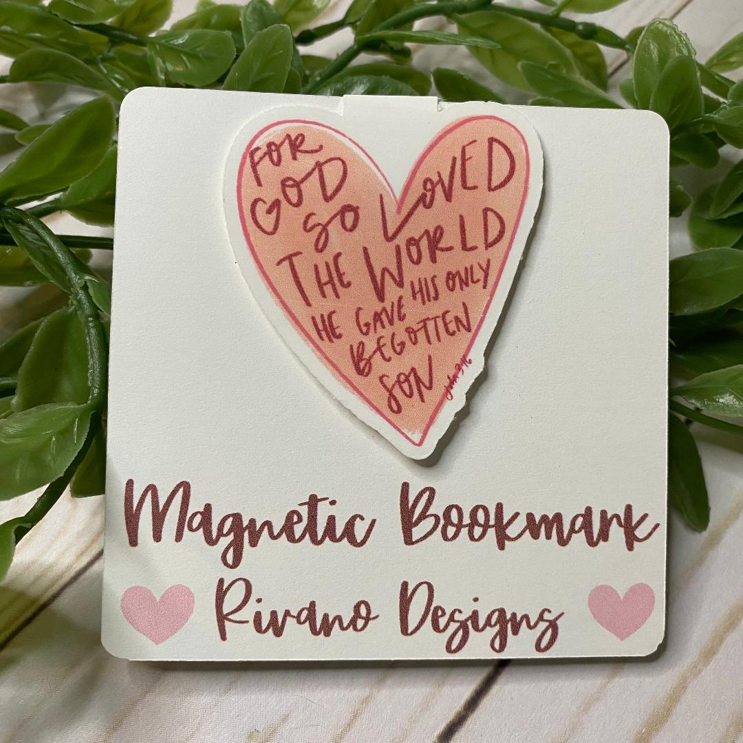 For God So Loved The World Magnetic Bookmark
