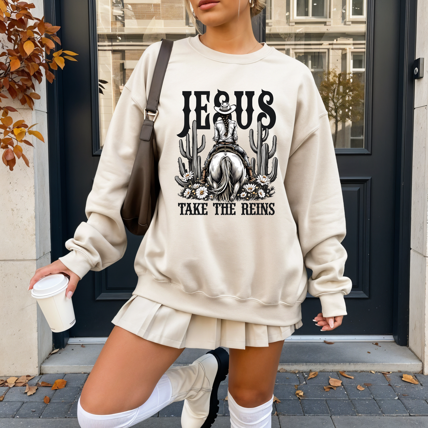 Jesus Take The Reins Sweatshirt
