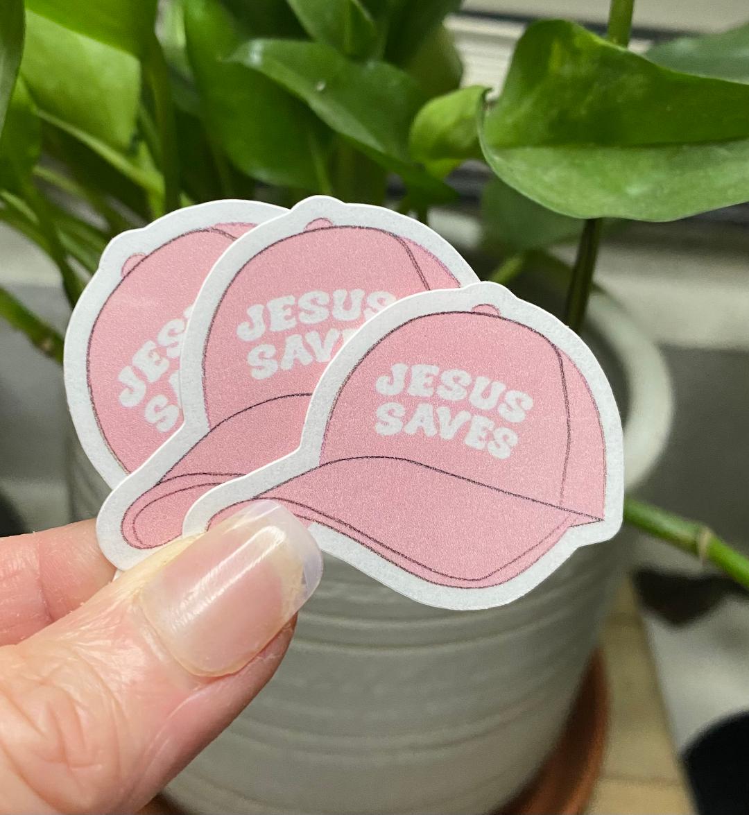 Jesus Saves Sticker