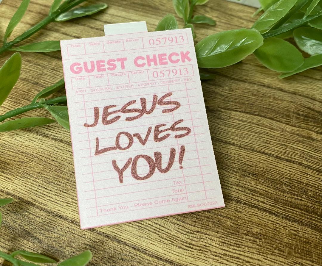 Jesus Loves You Magnetic Bookmark
