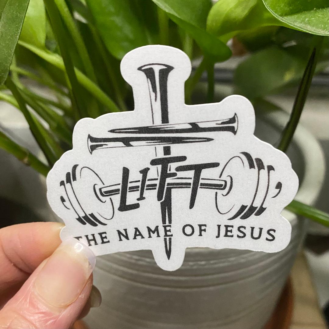 Lift The Name Of Jesus Sticker