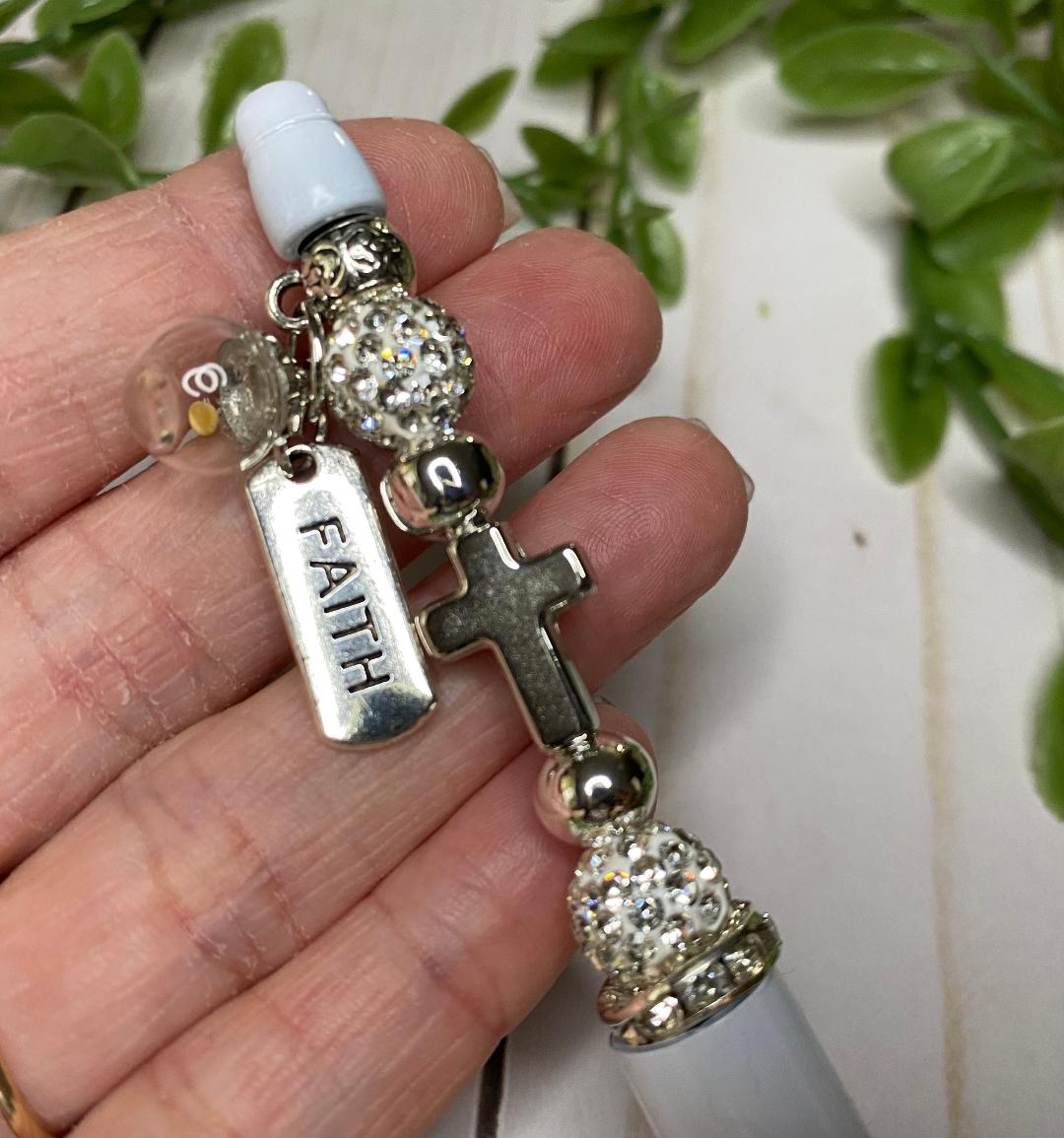 Mustard Seed Beaded Pen