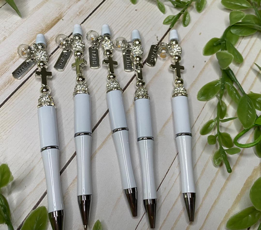 Mustard Seed Beaded Pen