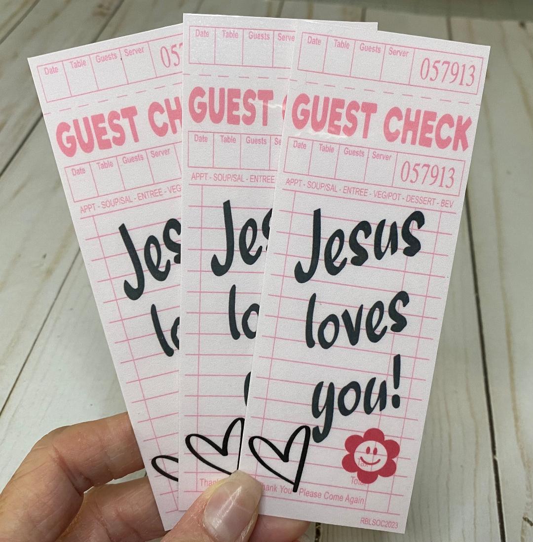 Jesus loves you Bookmark