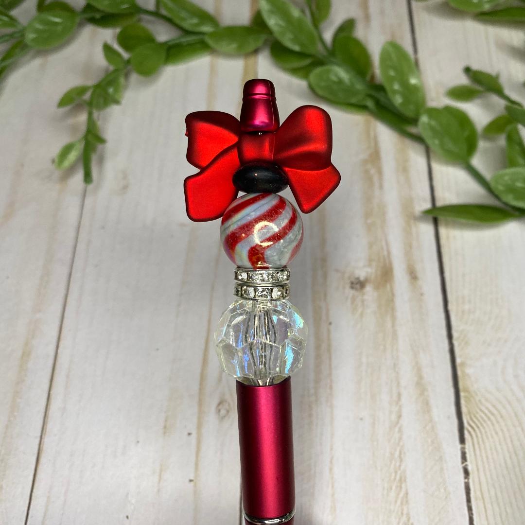 Coquette Red and Black Beaded Pens