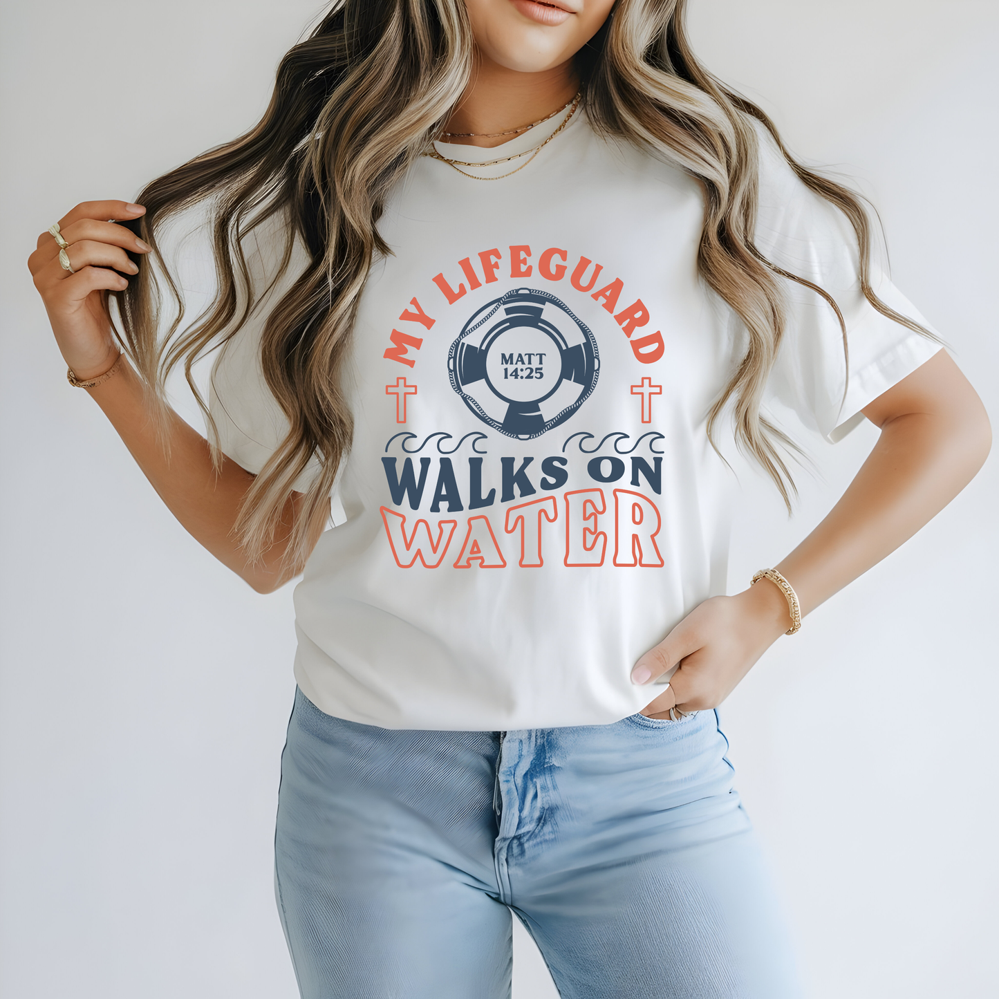 My Life Guard Walks On Water T-Shirt