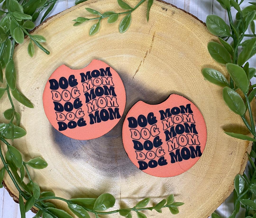 Dog Mom Car Coasters