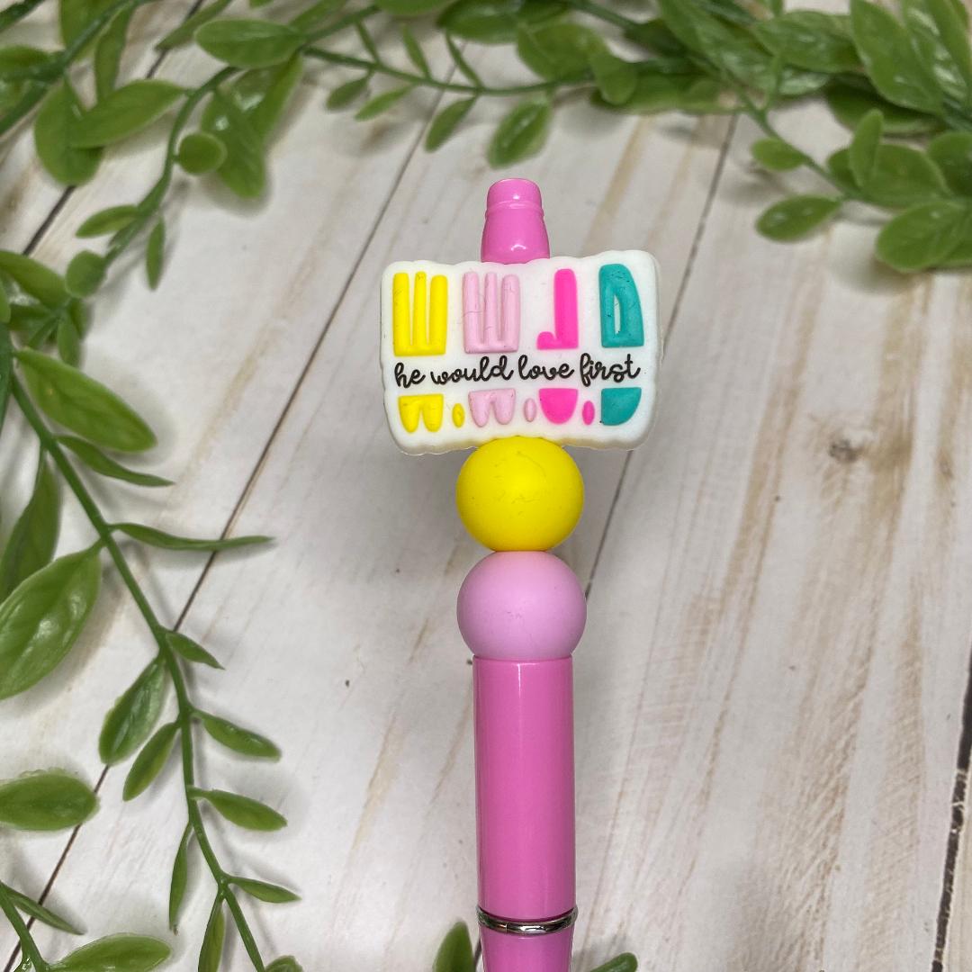 WWJD Beaded Pens