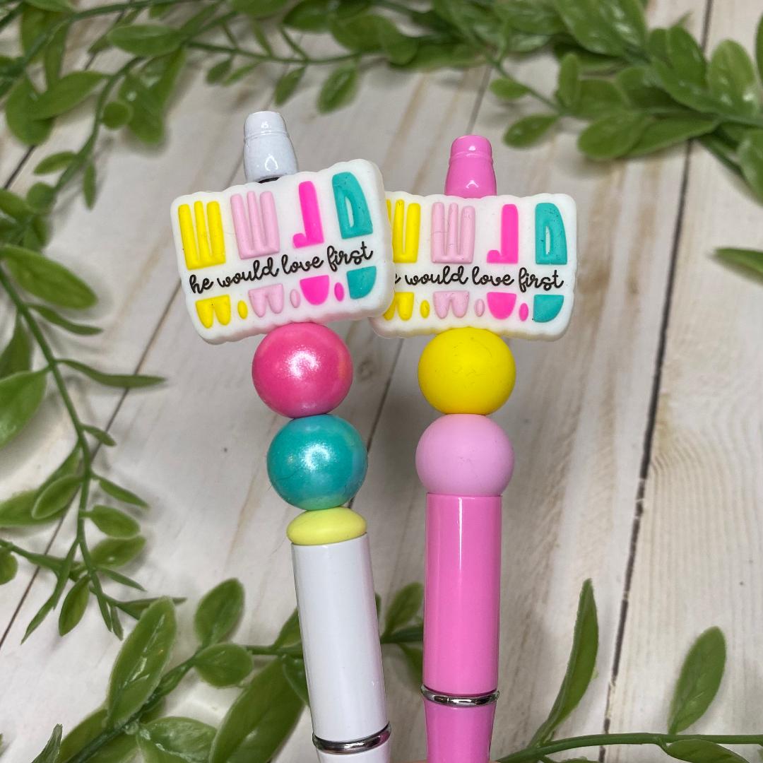 WWJD Beaded Pens