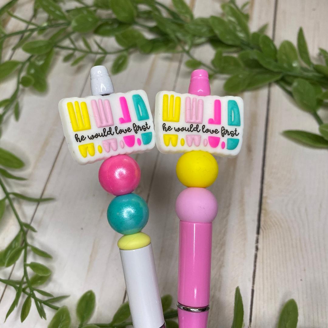 WWJD Beaded Pens
