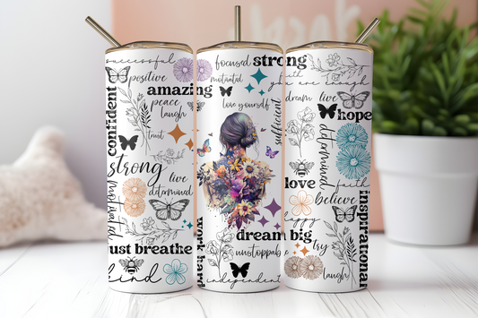 Positive Affirmations Tumbler