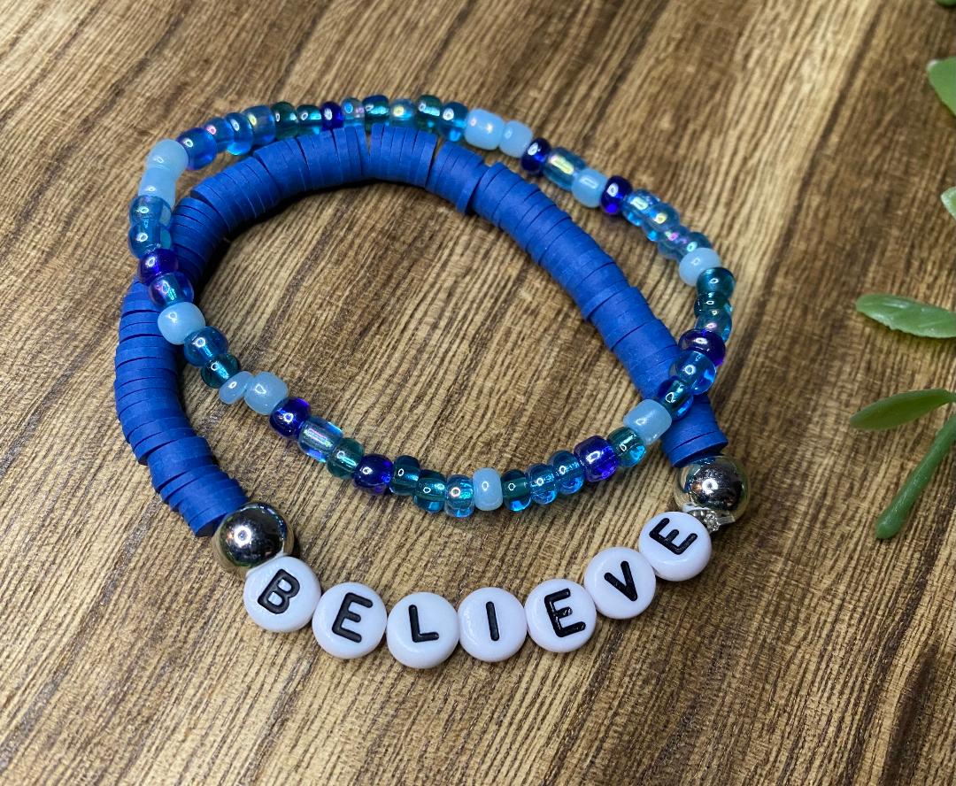 Believe Heishi Bracelet