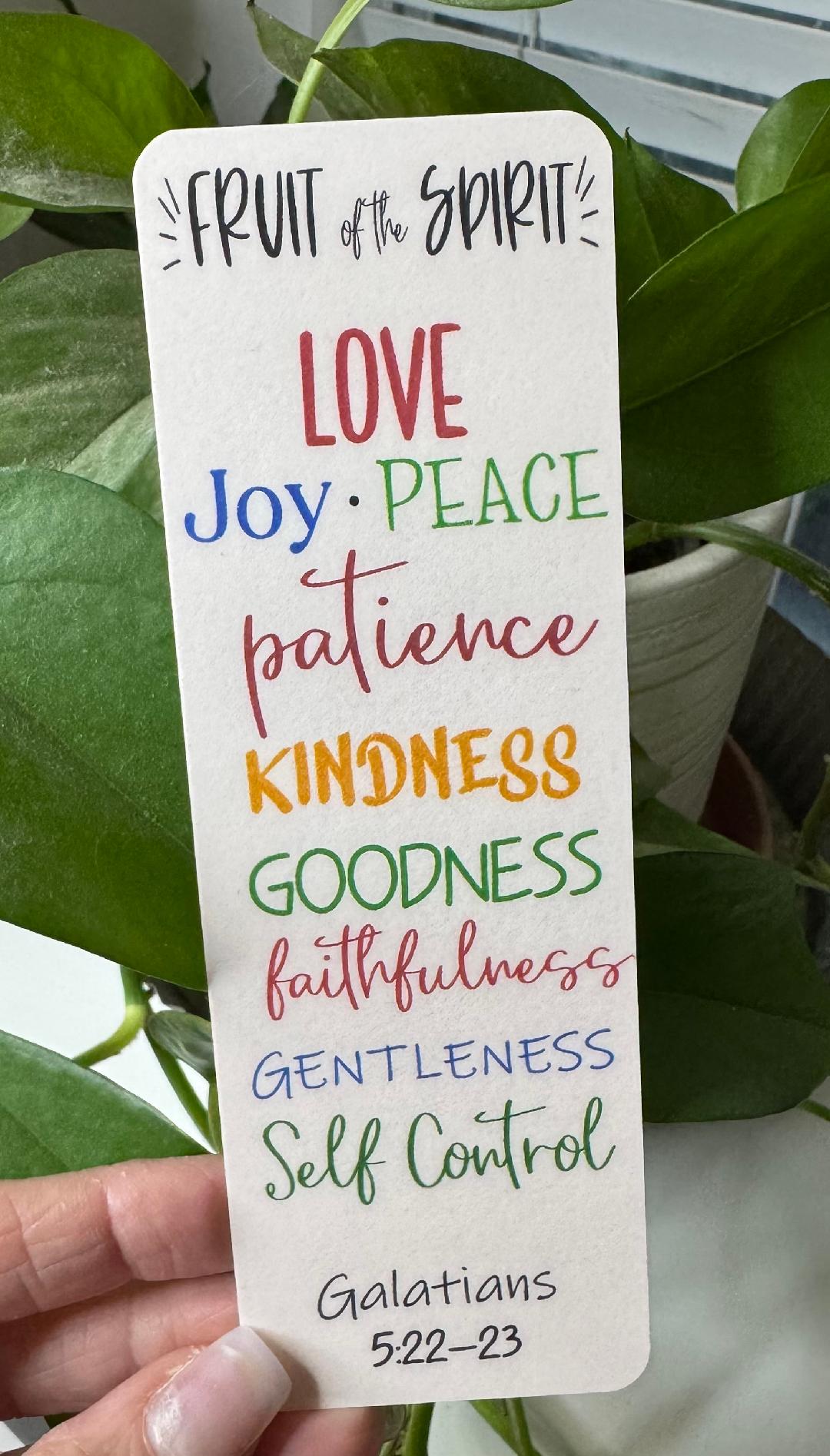 Fruit of the Spirit Bookmark