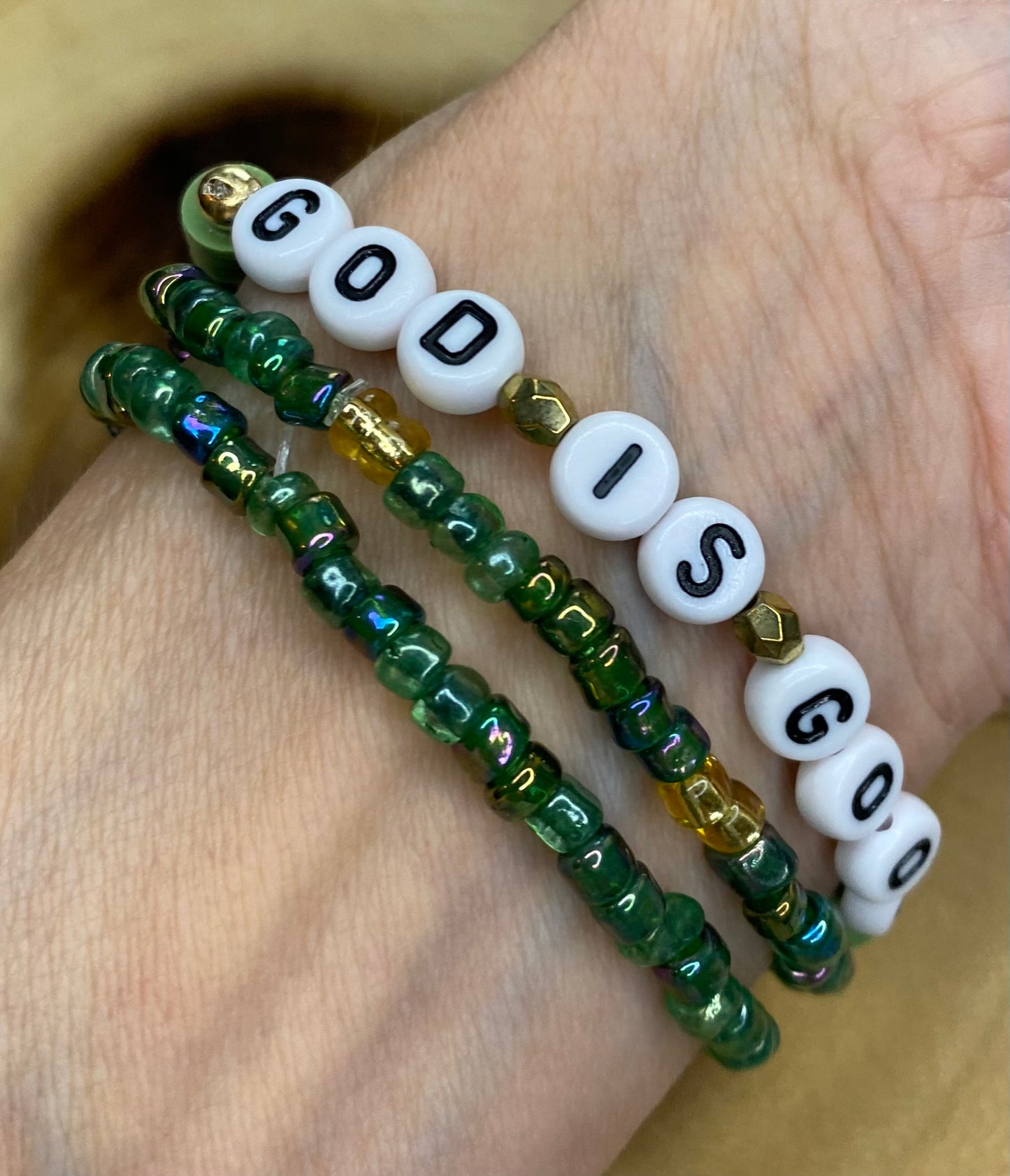 God Is Good Bracelet Set