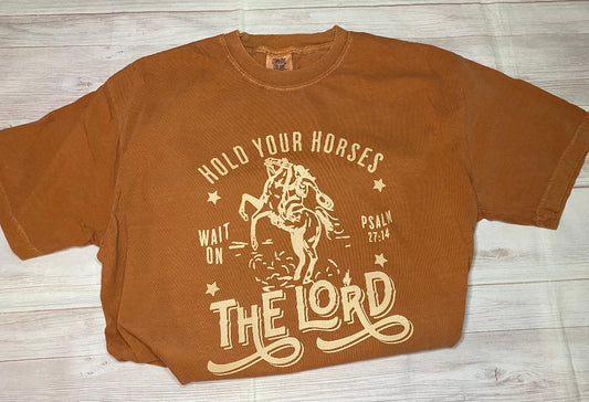 Hold Your Horses Wait On The Lord