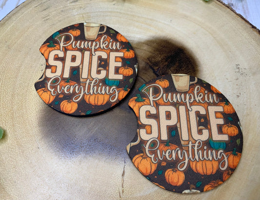 Pumpkin Spice Everything Car Coaster