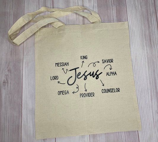 Jesus Tote Bag