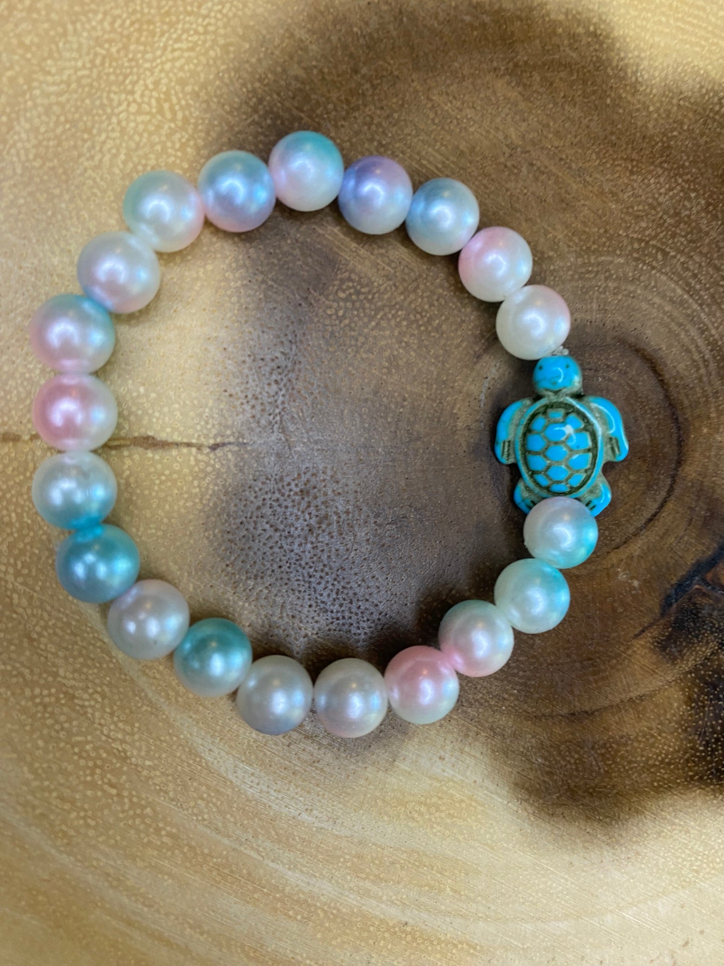 Sea Turtle Pearl Bracelet