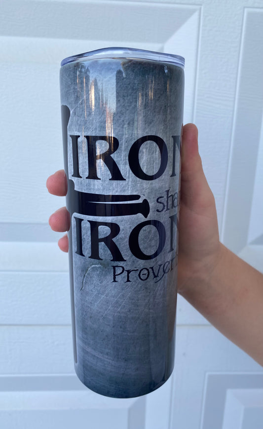 Iron Sharpens Iron Tumbler