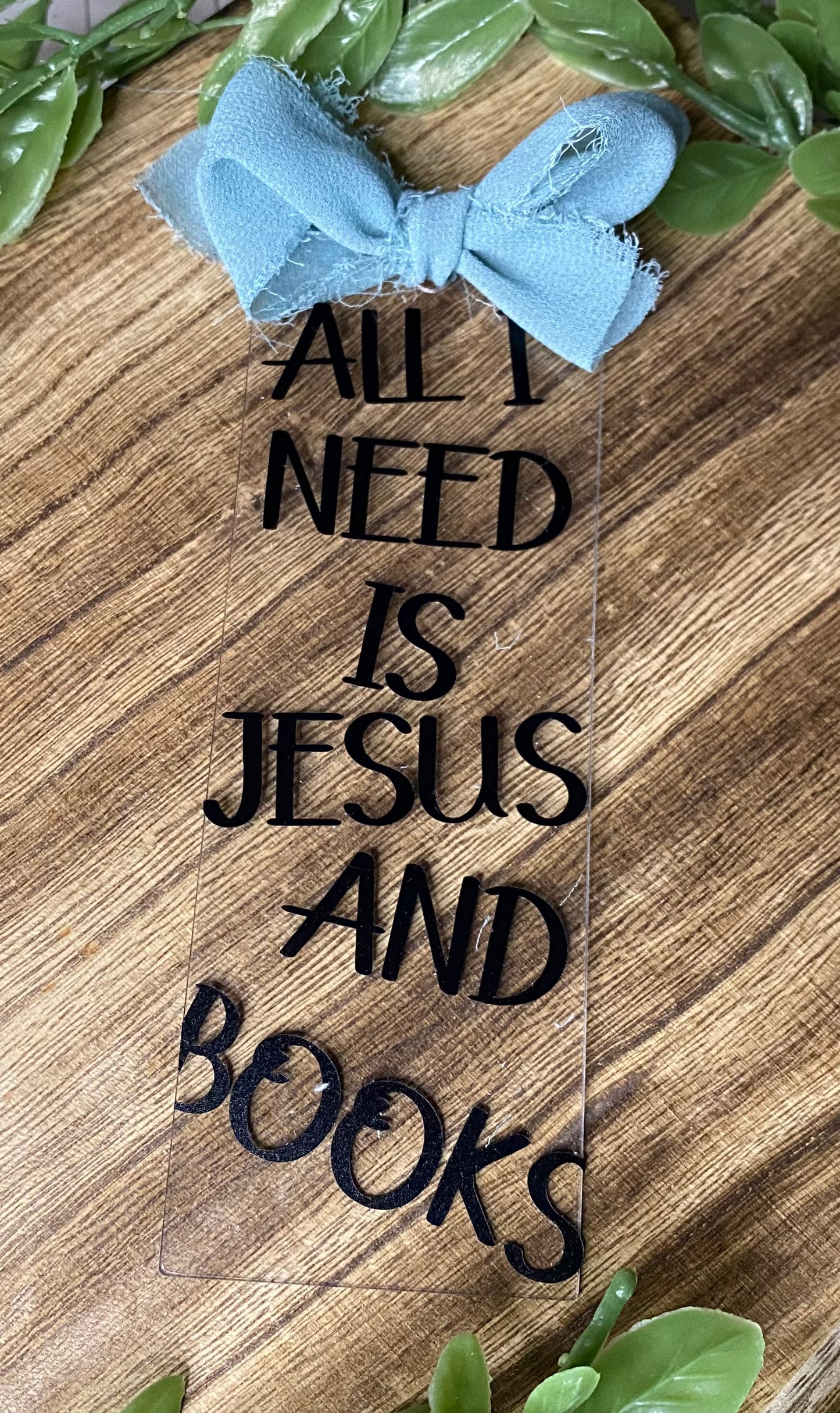 All I need is Jesus and Books Bookmarks