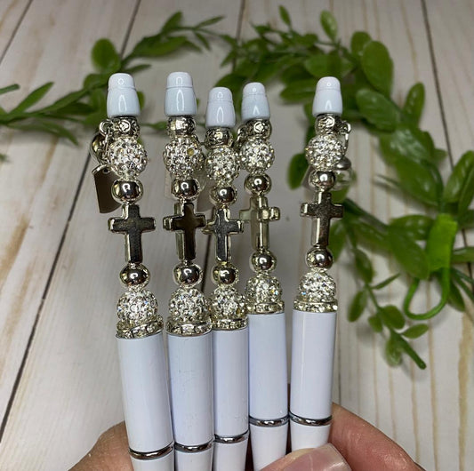 Mustard Seed Beaded Pen