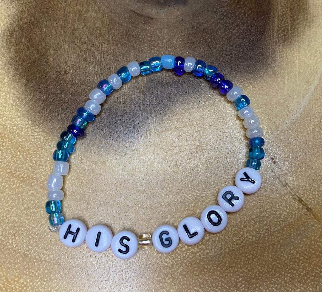 His Glory Beaded Bracelet