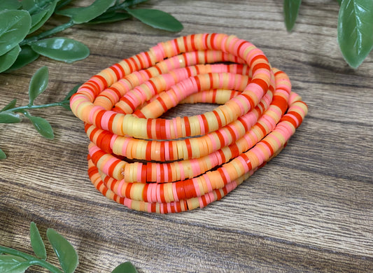 Starburst Clay Bracelet