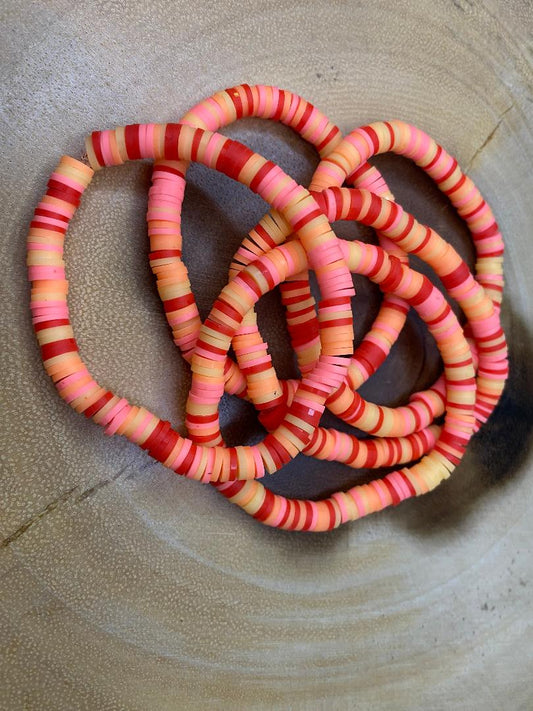 Starburst Clay Bracelet