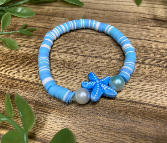 Starfish Clay Bracelet