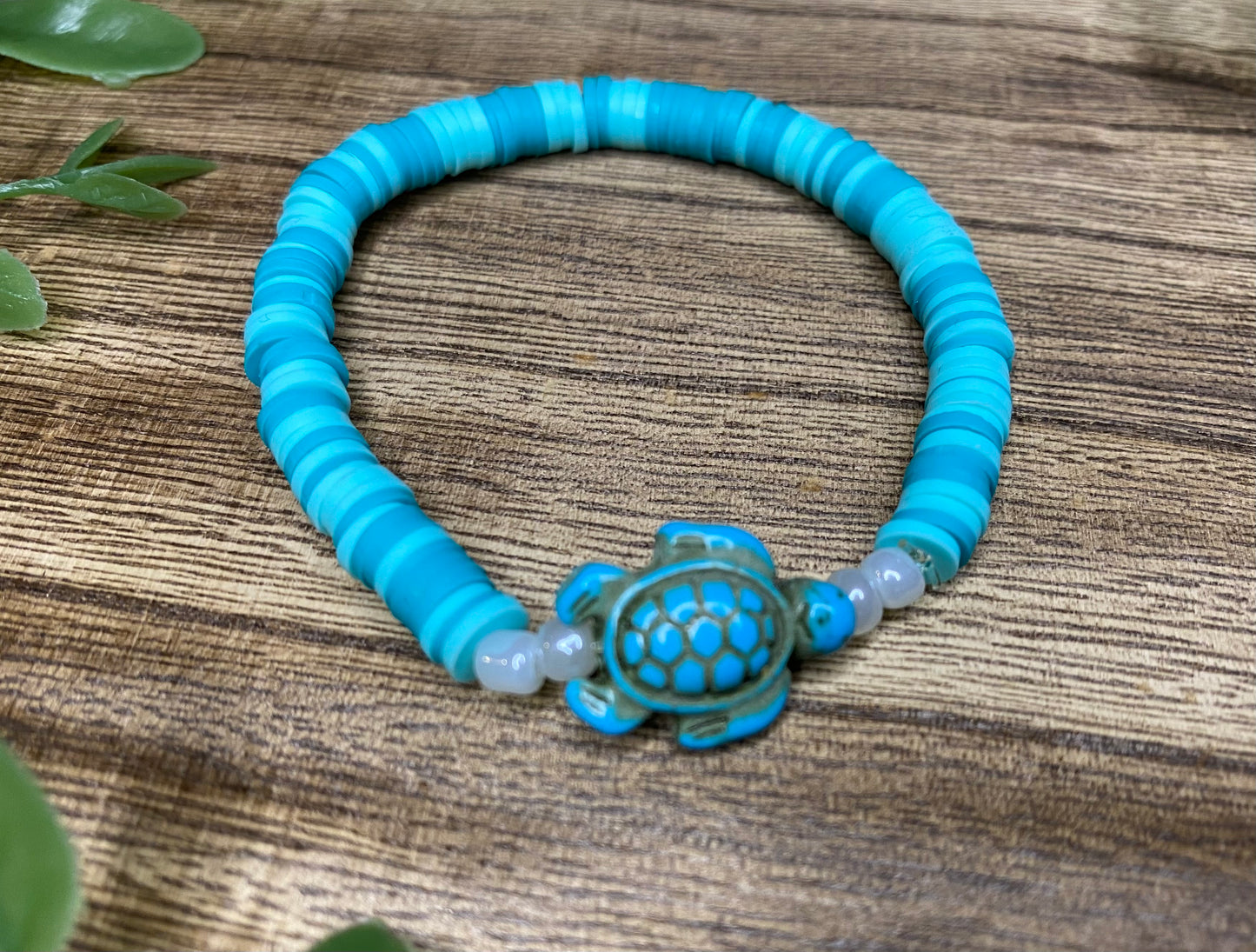 Sea Turtle Clay Bracelet