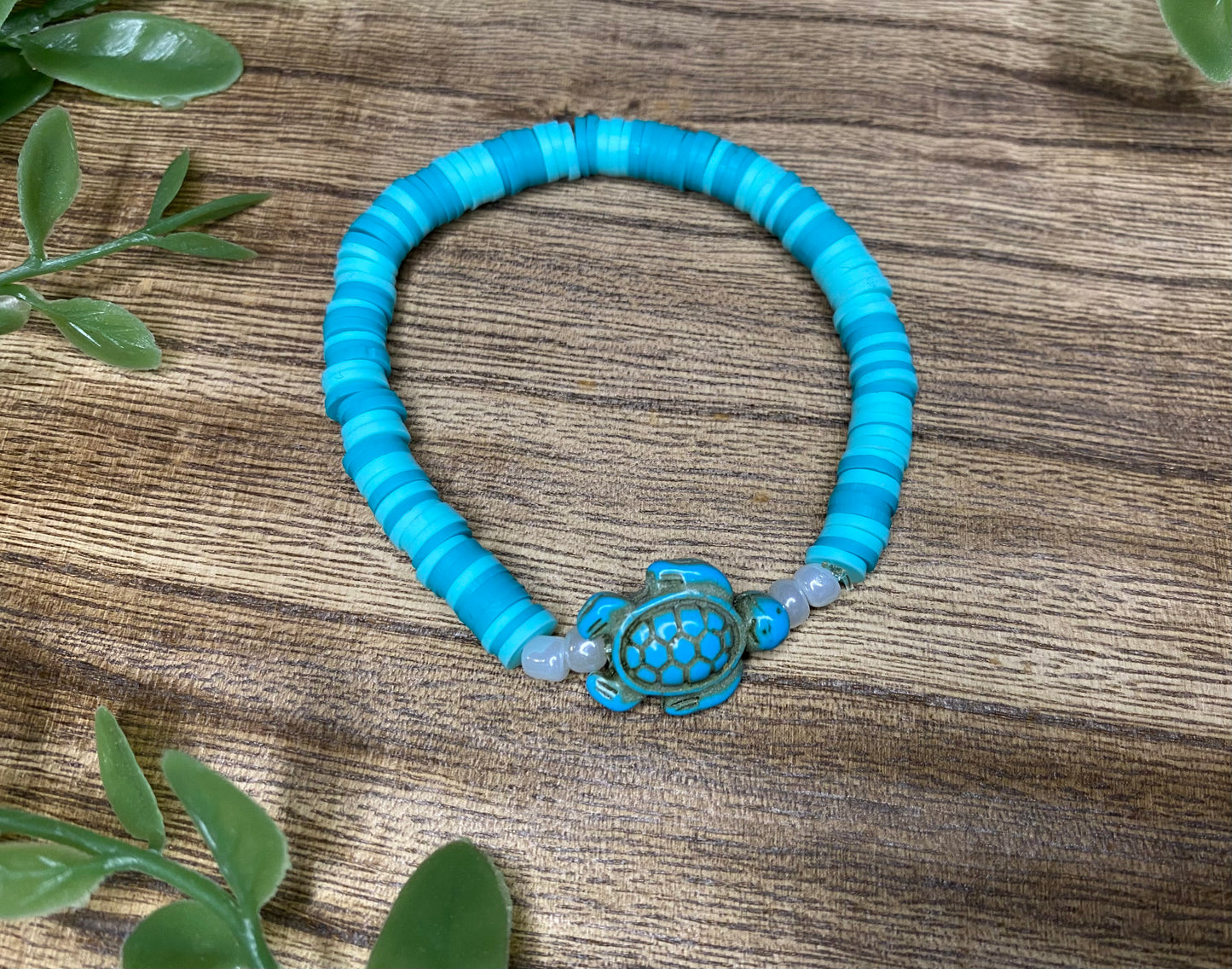 Sea Turtle Clay Bracelet