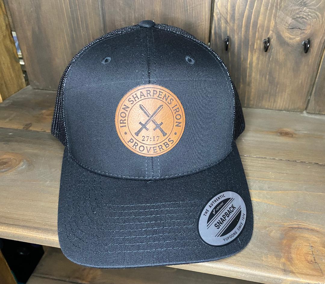 Iron Sharpens Iron Leather Patch Hat