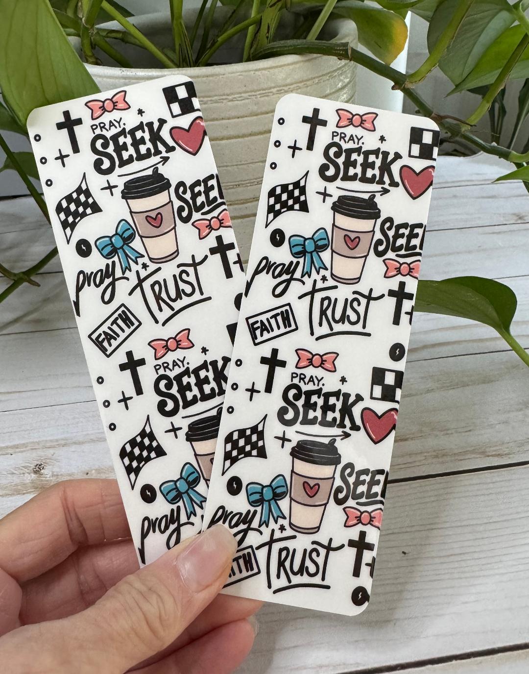 Pray Seek Trust Bookmark