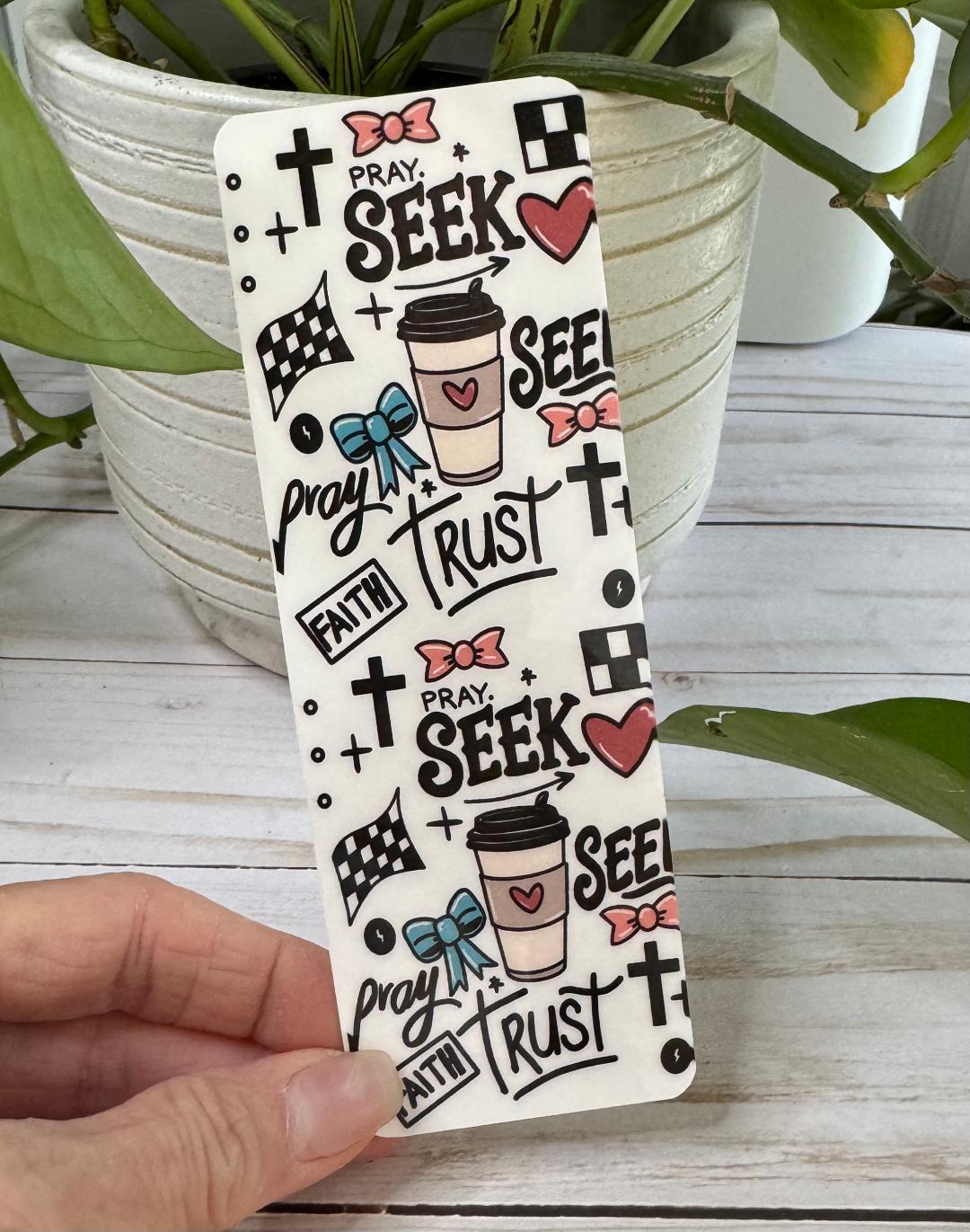Pray Seek Trust Bookmark