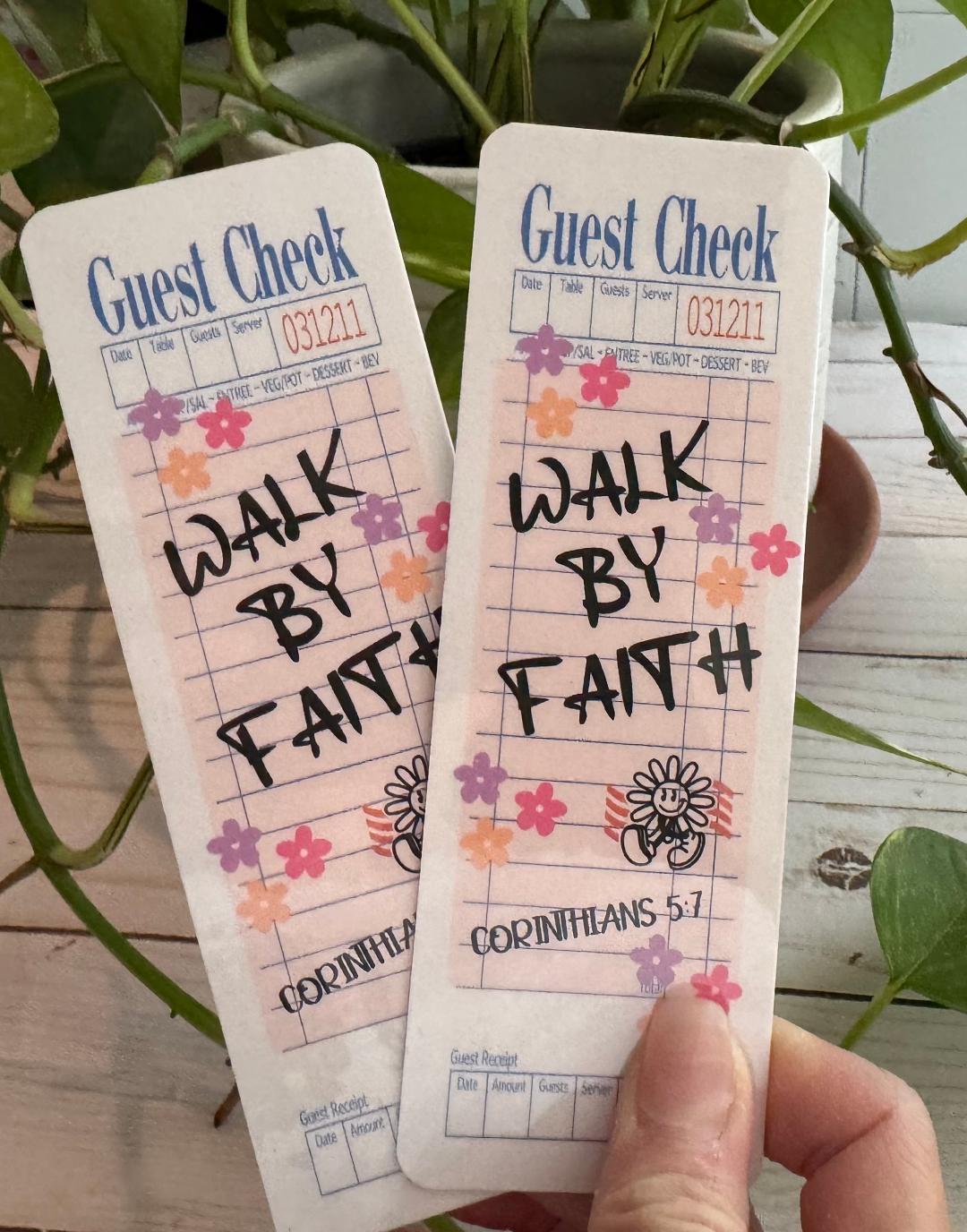 Walk By Faith Bible Bookmark