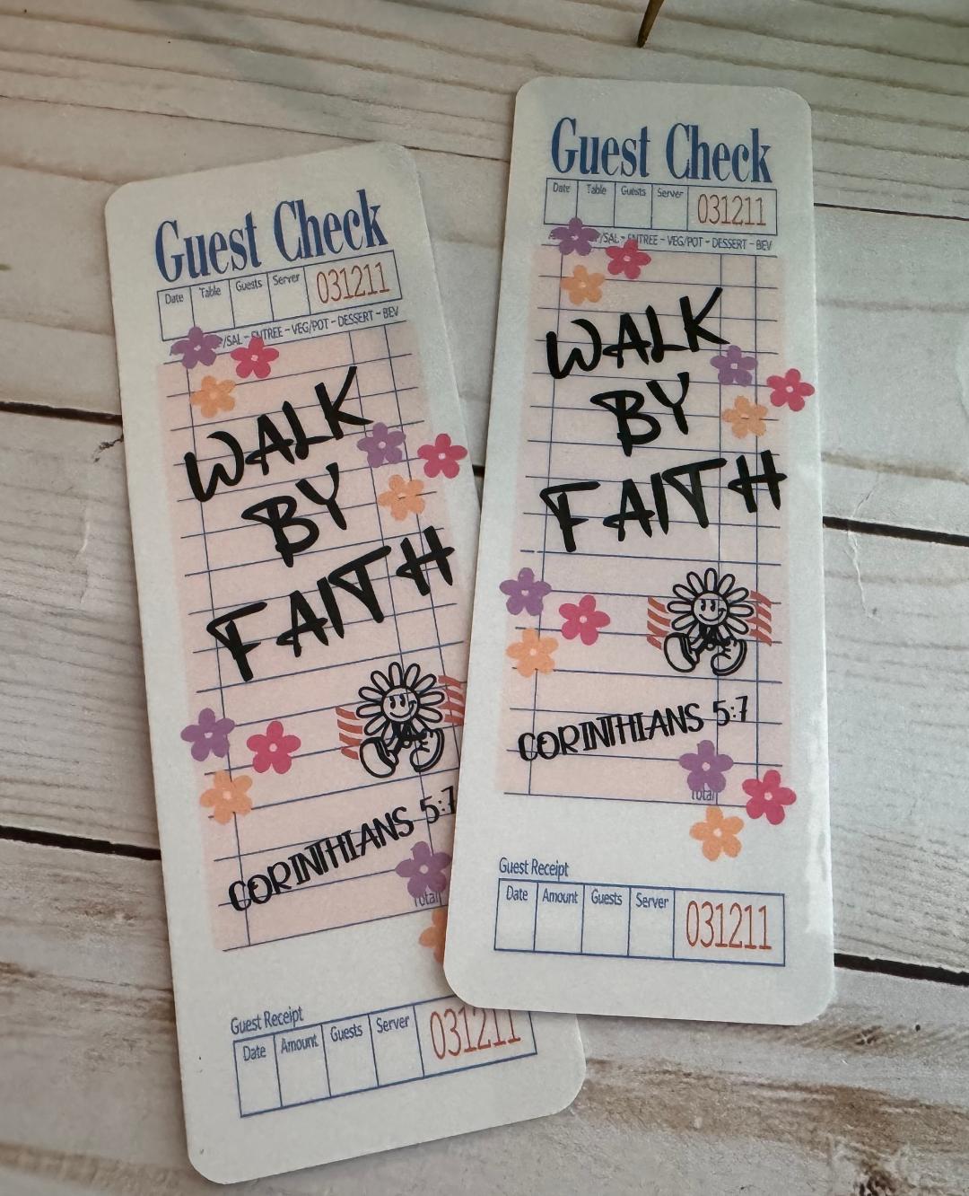 Walk By Faith Bible Bookmark