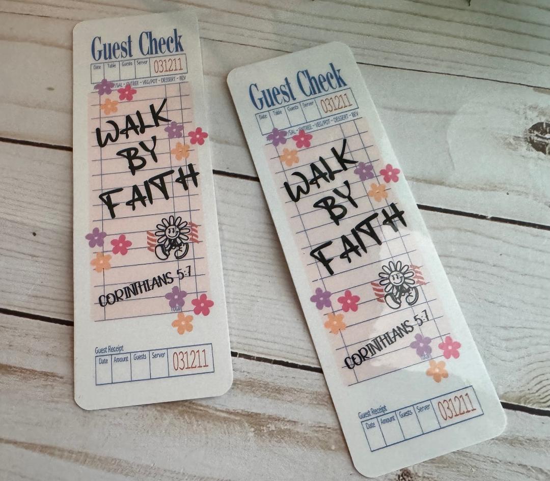 Walk By Faith Bible Bookmark